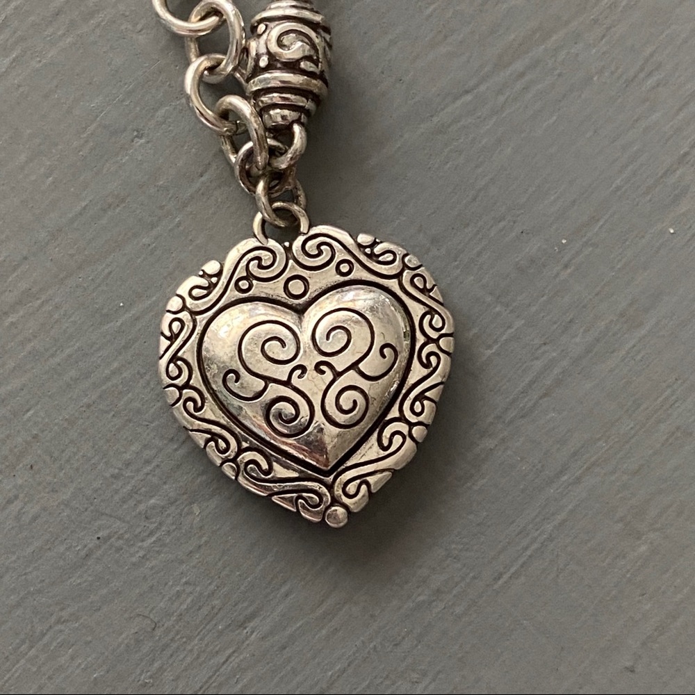 Brighton Silver Tone Heart Bracelet - Picture 3 of 7